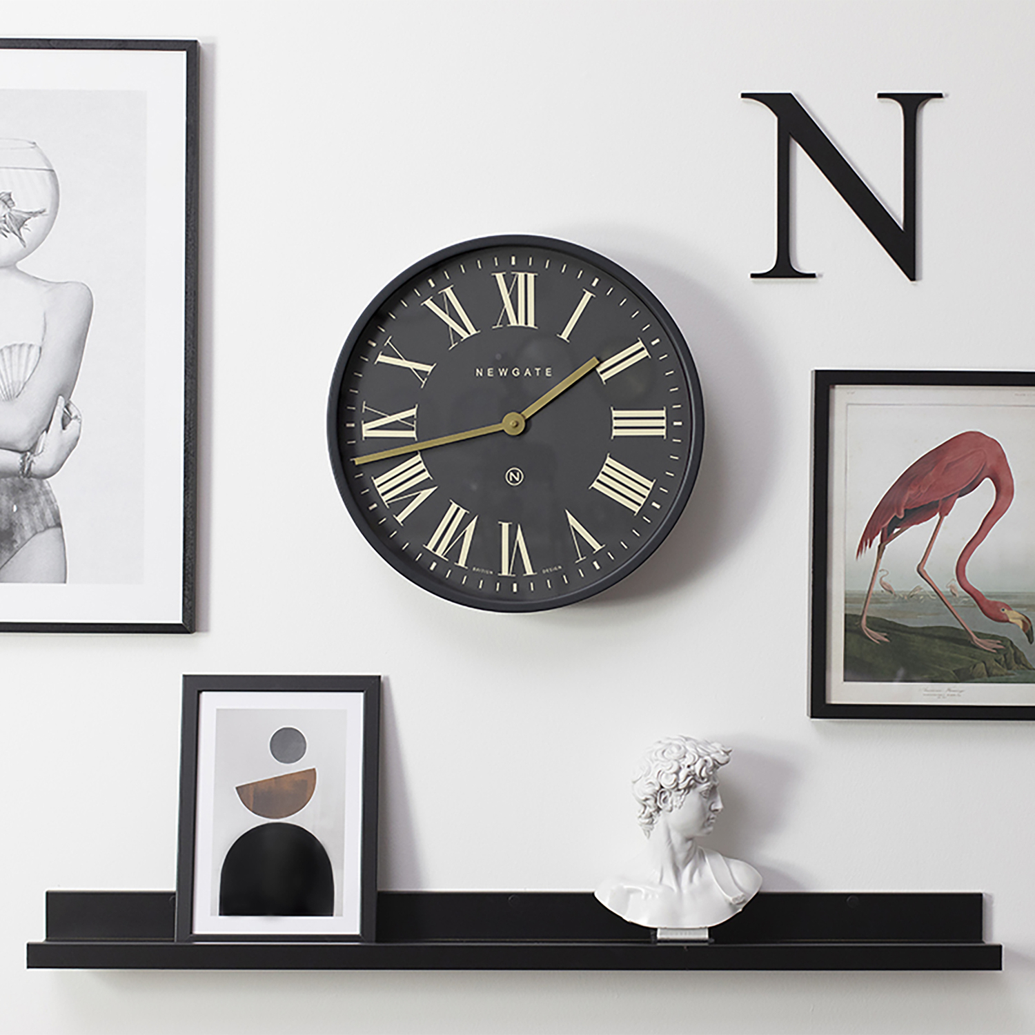 Newgate Newgate 45cm Mr. Butler Wall Clock | Temple & Webster